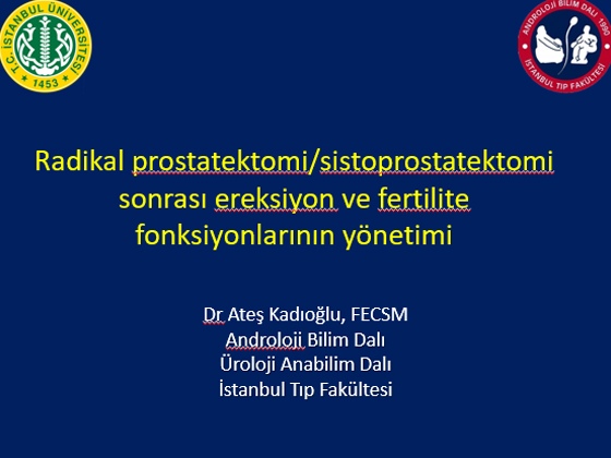 Radikal Prostatektomi Sonrası Erektil Disfonksiyon