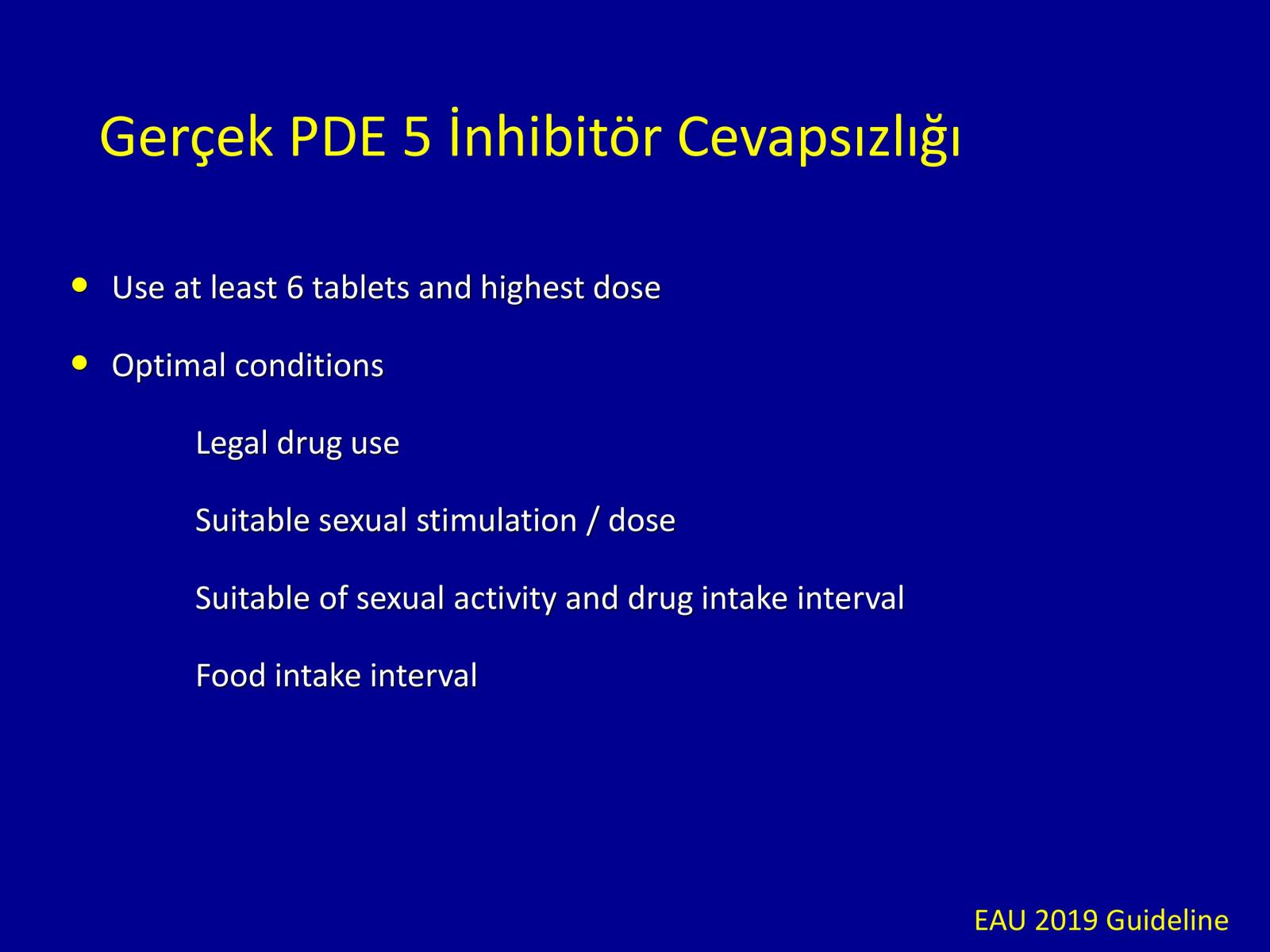 Erektil Disfonksiyon Tedavisi