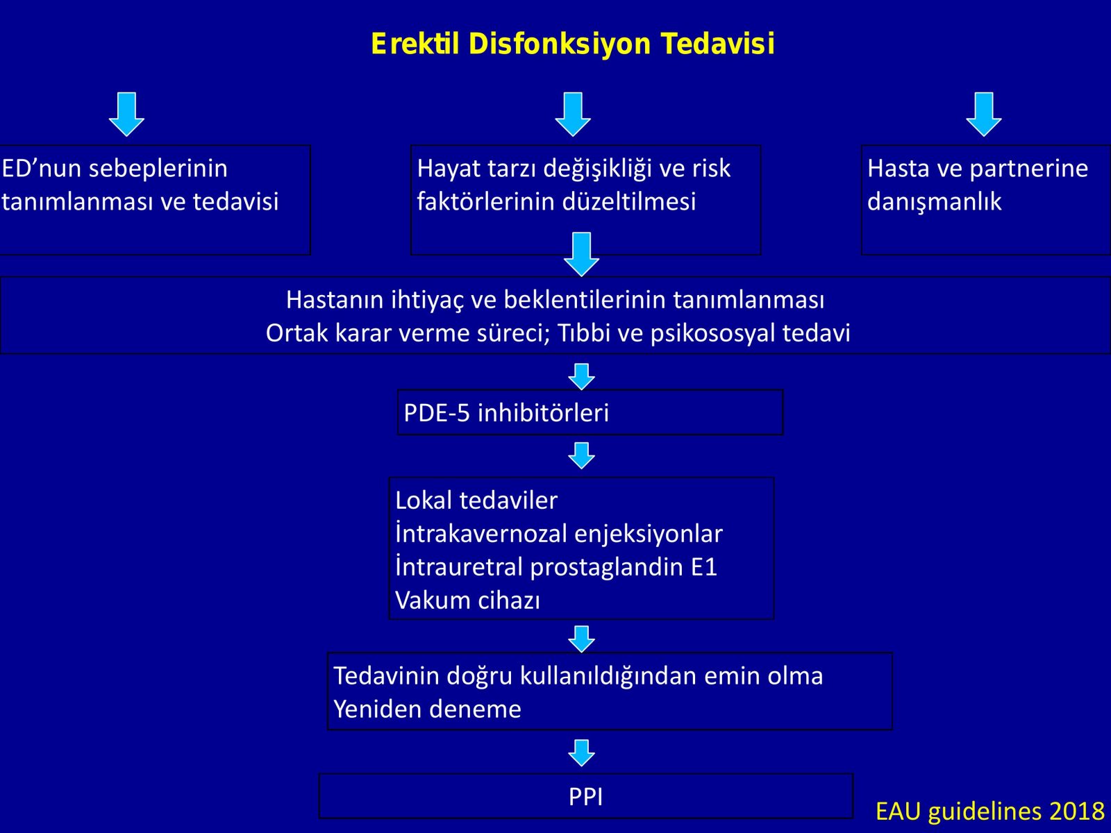 Erektil Disfonksiyon Tedavisi